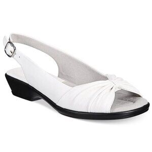 Easy Street Women's White Slingback Shoes